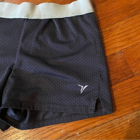 Old Navy Dark Blue Athletic Shorts with Light Gray Waistband - Picture 2 of 7